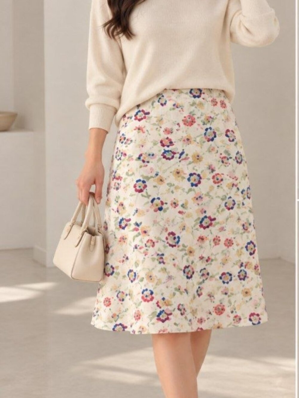 Doen Elowette Skirt in Windswept Blooms XS